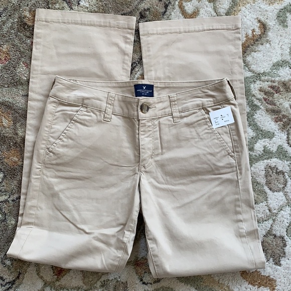 AE beige casual pants NWT - Picture 3 of 8